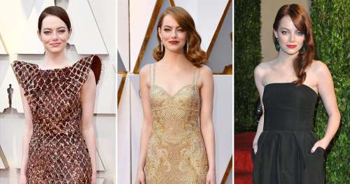 Chaque tenue qu'Emma Stone a portée aux Oscars : robes, costumes, plus