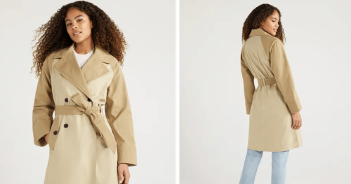 Ce trench-coat a l'air cher, mais c'est un luxe plus abordable