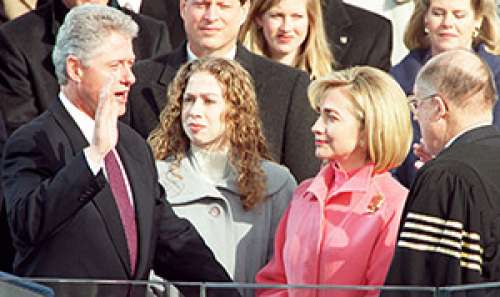 Bill Clinton et Hillary Clinton au fil des ans